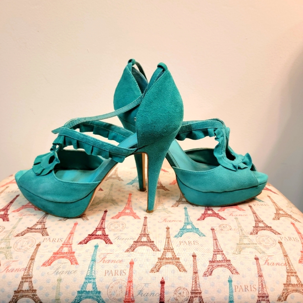 Aldo Turquoise heels